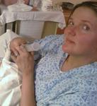  apic of me and my beautiful son!!! he has Down Syndrome, a large VSD and my skin problem.. but he's