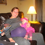 Me & my niece wanting to know when her little cousin is coming out!! 26weeks