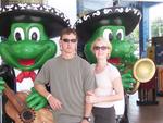My husband and I in Mexico on our honeymoon.