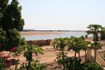 view from our home in Mali, river Niger during dry season