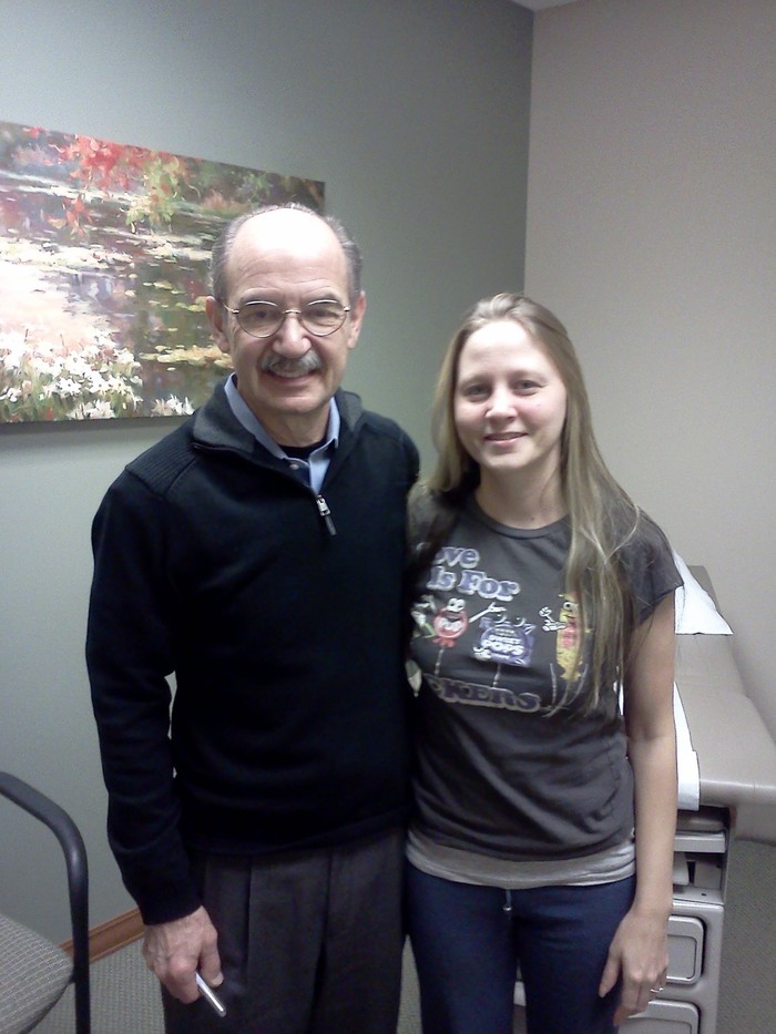 Dr.Oro and I for 6 mo post op on Feb. 22nd, 2013