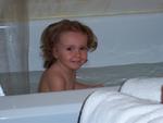 Brianna having a bath!