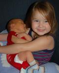 Amelia and Gibson, he was on the billy blanket under his onsie for jaundice