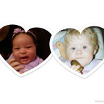 To the left is Aubree, to the right is me.. Can you tell she's mine?  Lol