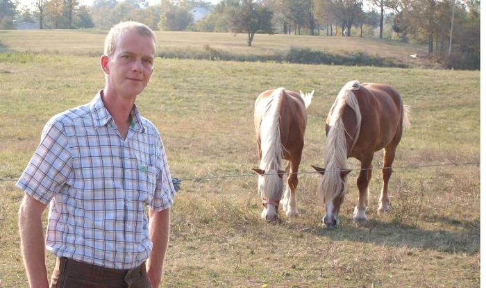 Me and some of the Yorkridge Belgian Mares