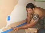 thank god hubby is helping to paint the baby room!