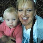 My niece,  Anna,  and I,  at my son's football game!  :)