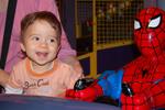 Lucas, age one, with Spiderman