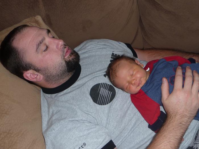 naptime with daddy