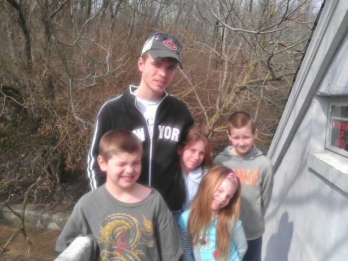My 4 kids and their friend Eric(far right)