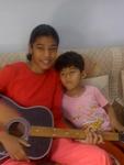 my lil sister n my naughty brother... d duo BAND ;)