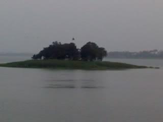 a holy place just in the middle of the bhopal lake
