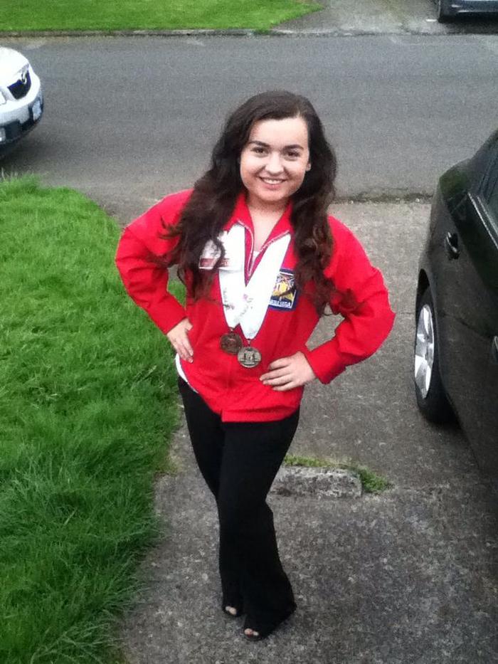 Ceana after SkillsUSA crime scene investigation competition she won Silver (See Journal)