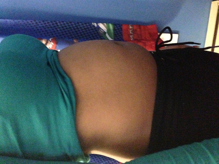 baby bump at 3 months