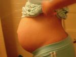 31.4 weeks side belly