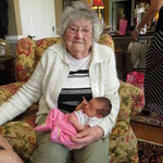 great-grandma and baby