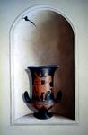 painted niche & urn