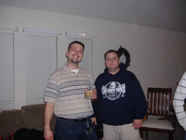 My sons Jesse(28) on left/Paul(25) on right