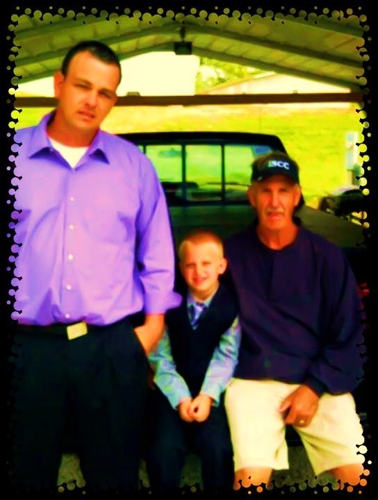 My dad, My Lil Bro JJ & my nephew T,J