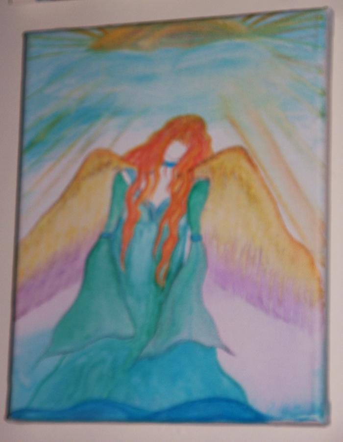 Angel In Heaven "I painted this for my Mom" 