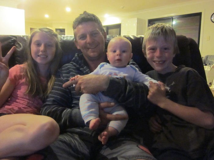 My family - Ricky and my 3 beautiful children :)