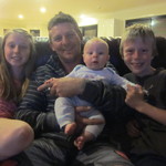 My family - Ricky and my 3 beautiful children :)