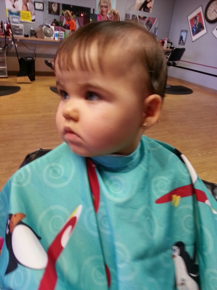 Daniella's first haircut! Sept. 7, 2013