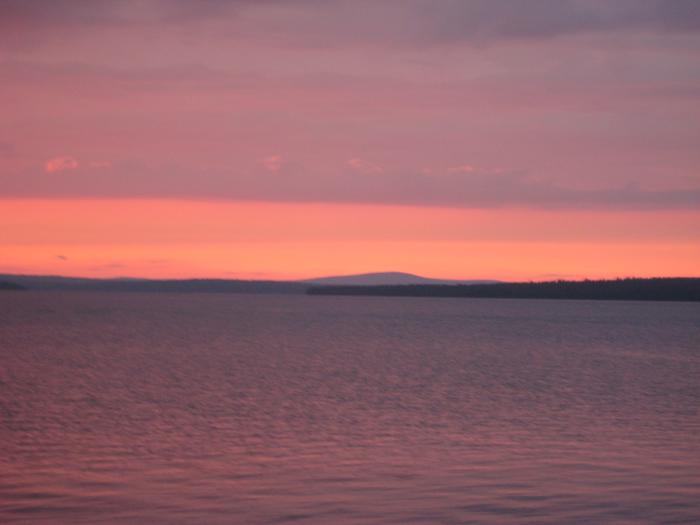 Sunset at Moosehead Lake