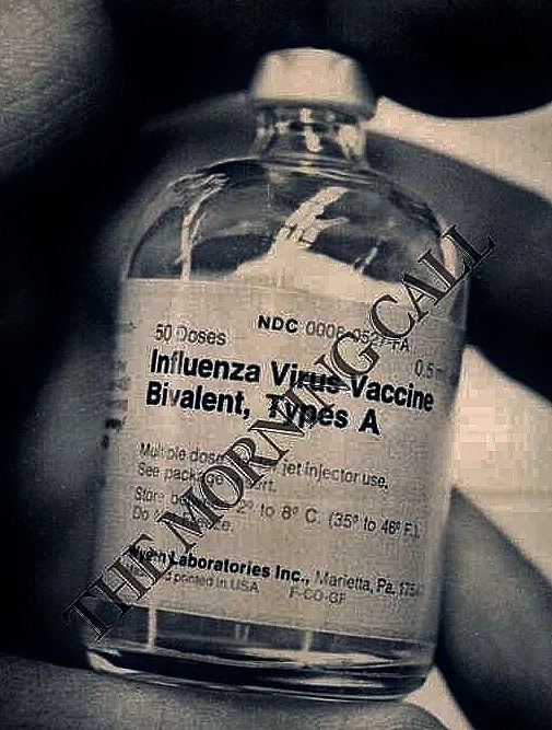 1976 Flu Vaccine says "Multiple Use Vial for Jet Injector use"
