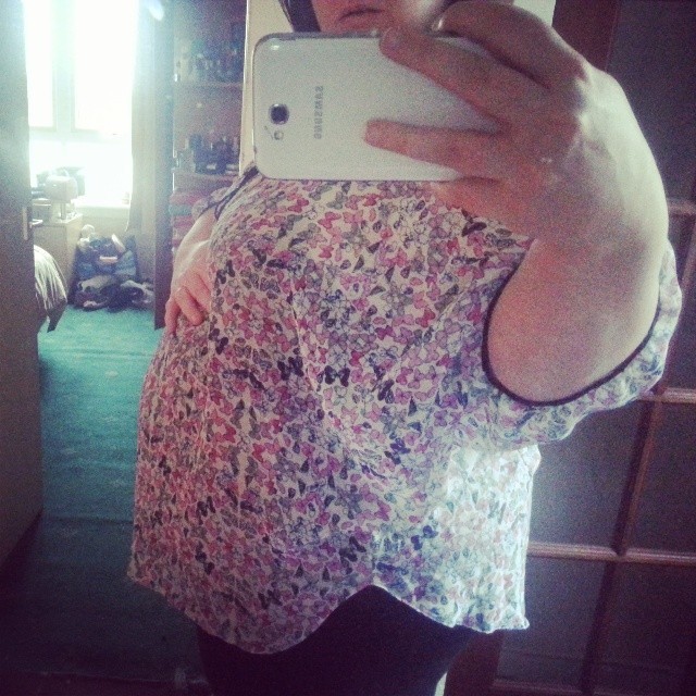 baby bump at 27 weeks pregnant :) x