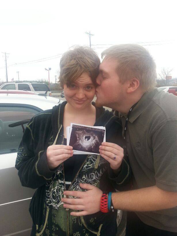 Me and My Fiance my family let me see him today after the Dr. <3