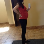 My lovely little 24 week old bump :)