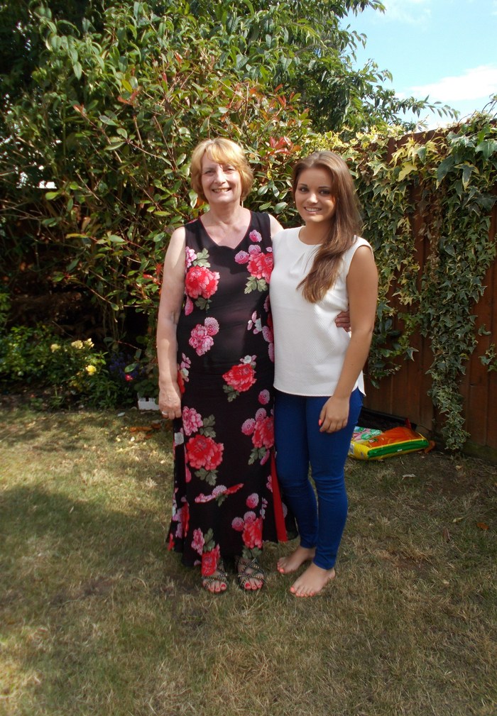 June 2014 Me with my granddaughter on her 21st Birthday