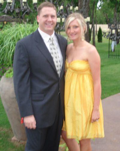 Hubby and I at a wedding