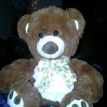The bear the clinic gave to my baby. 