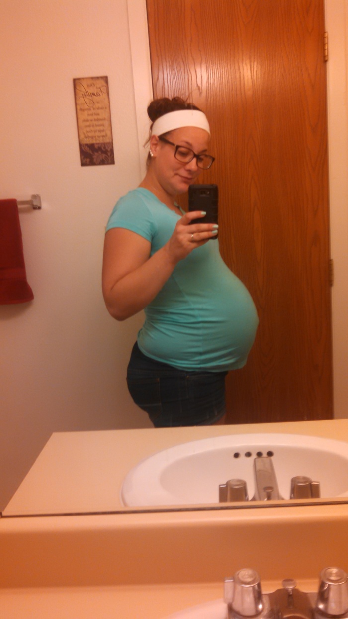 Week 35 bump! Had a bit of a scare this week, hopefully Harrison can make it just a few more weeks! 