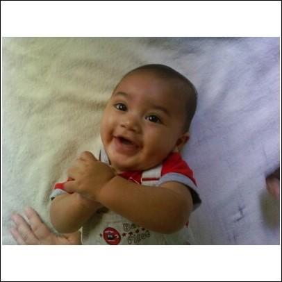 My grandson #2 Soren, Cracking Up! 4 months old Nov 2008