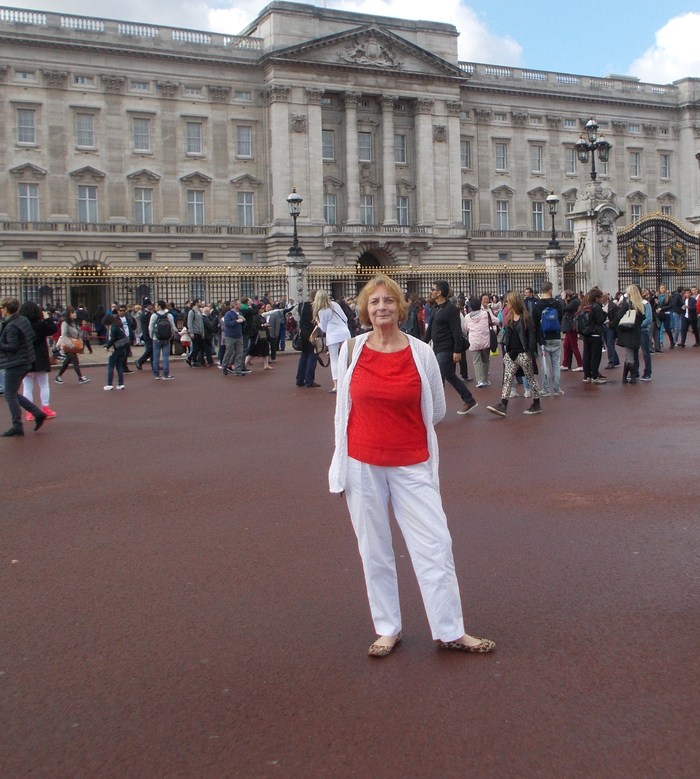 Me outside Buckingham Palace, London Sept 2014