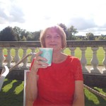 Me having tea in the queen's garden