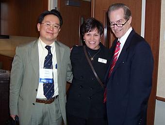 Dr. Nishikawa, Julie Carter, and Dr. Milhorat