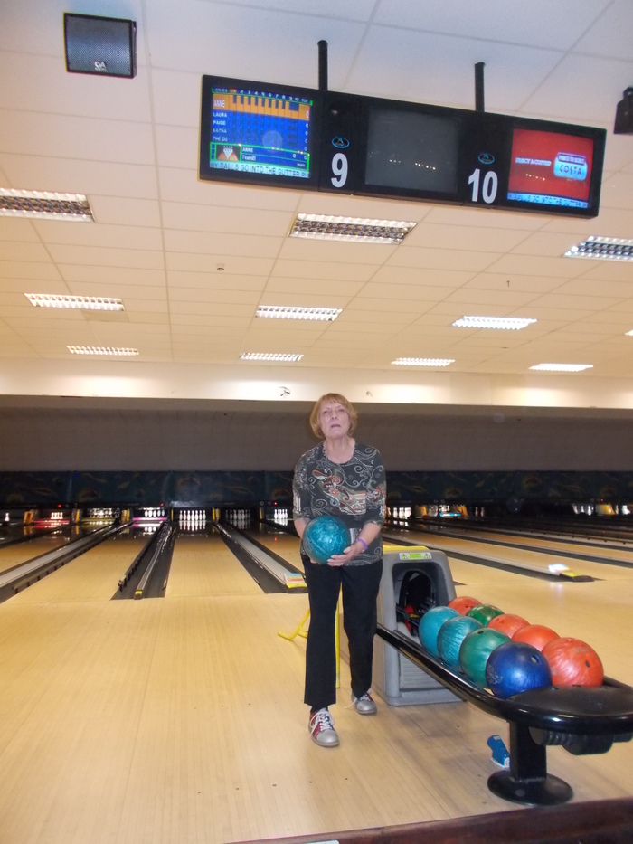 Went bowling for my 74th birthday December 2014