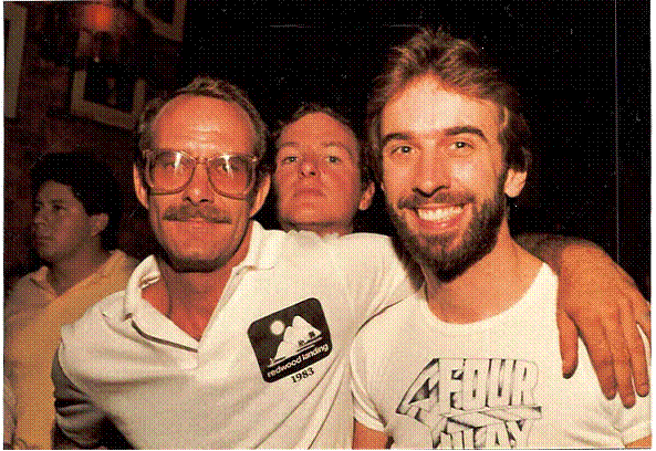 Pat Ohearn and I Wise Fools Pub, 1983 for Redwoood Landing reuinion