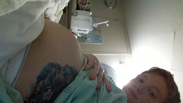 2 pound baby belly with barely any fluid...