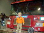 Cameron on the fire truck