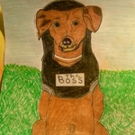 I drew this of the boss Rusty