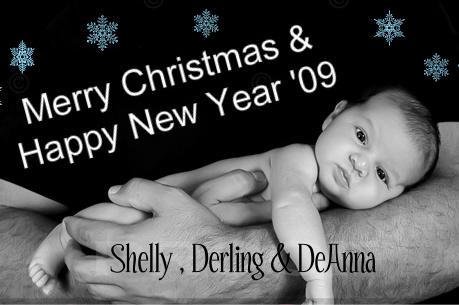 Happy Holiday card, our DeAnna modeling for this christmas card!!