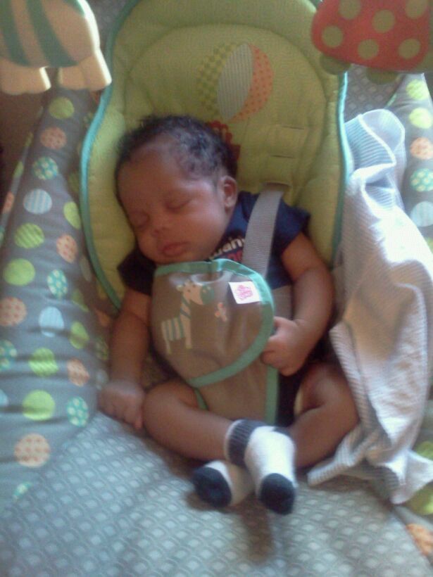 My son, Jeremí at 1 month