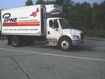 one of the trucks CHRIS drives at work