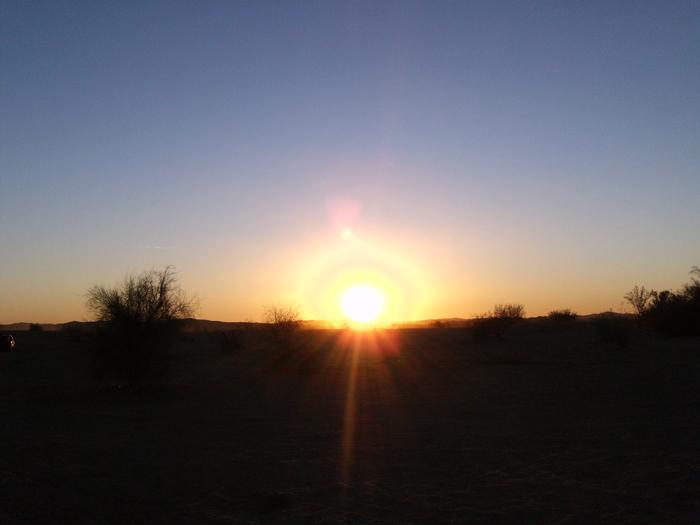 Glamis New Years Eve... Sunset
