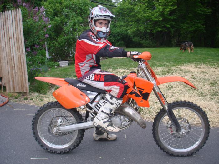 Kyle and his dirtbike